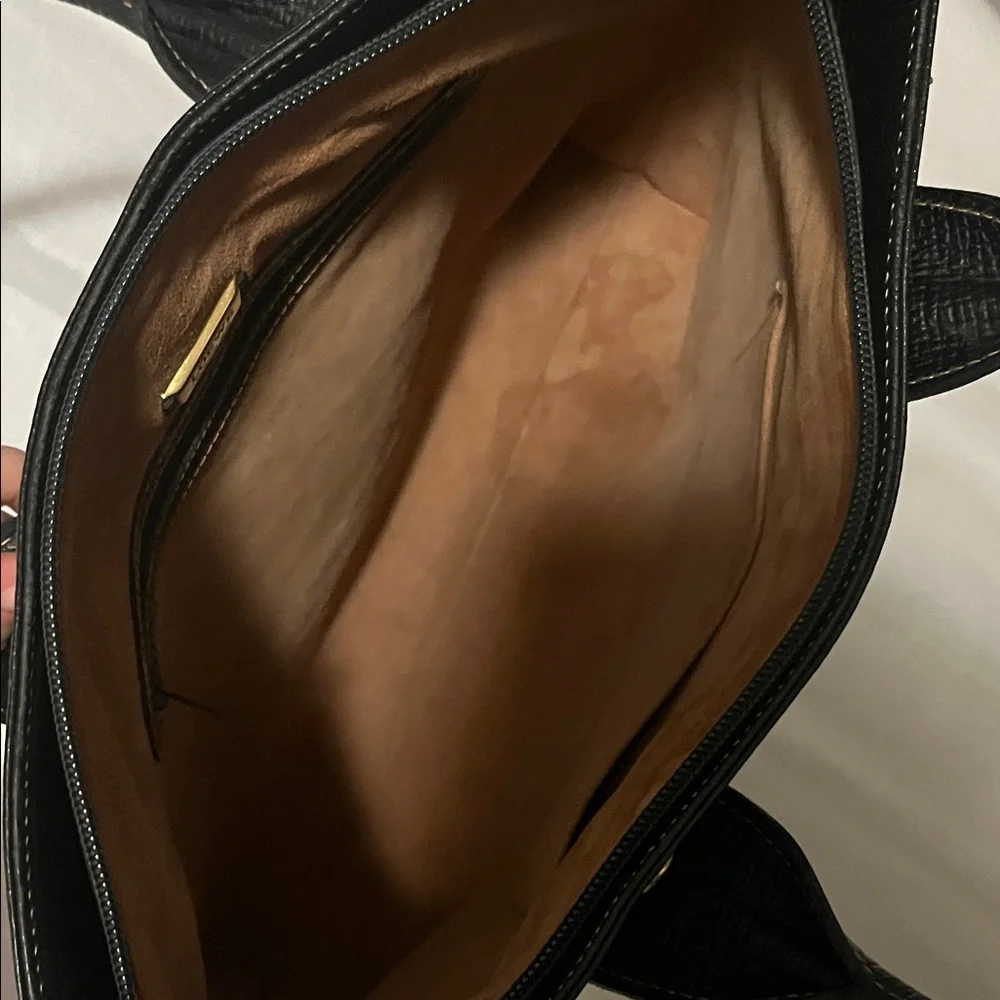 Loewe Black Vintage Leather Tote with Gold Hardware - Picture 7 of 11